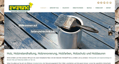 Desktop Screenshot of farbe-und-technik.info